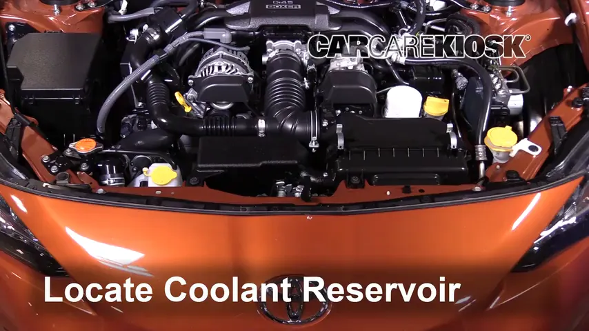 2017 Toyota 86 2.0L 4 Cyl. Coupe (2 Door) Coolant (Antifreeze)